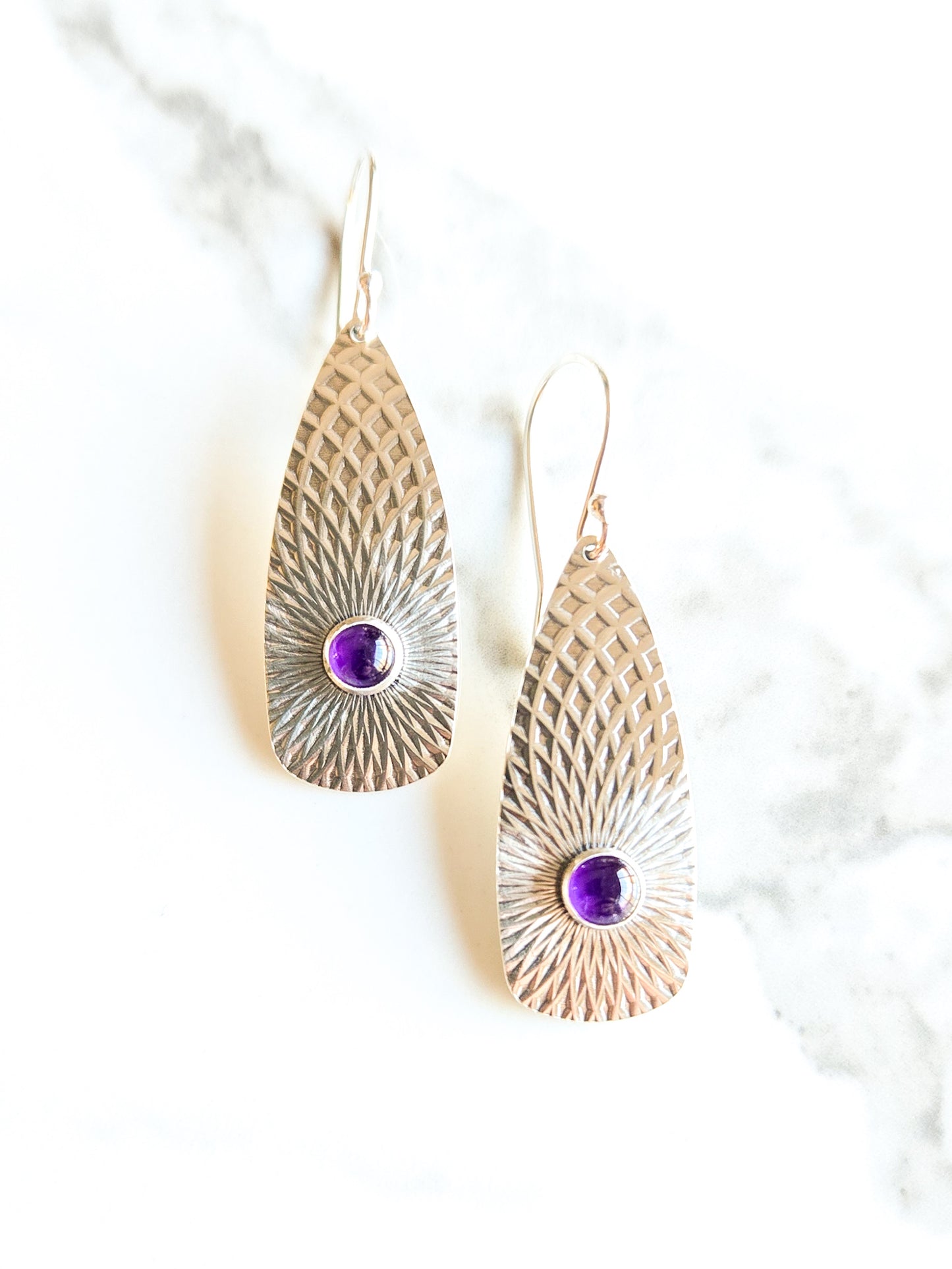 Llovera Earrings - Amethyst