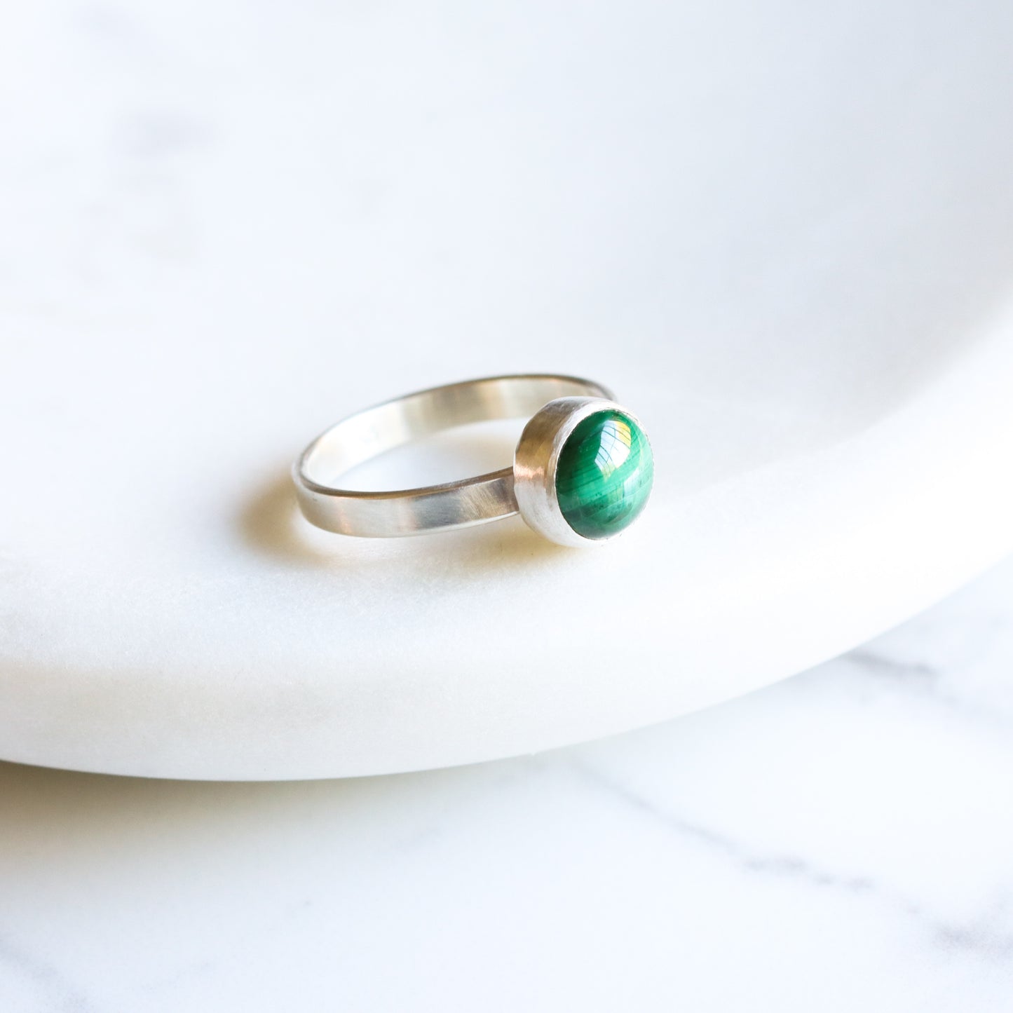 Balance Ring - Malachite