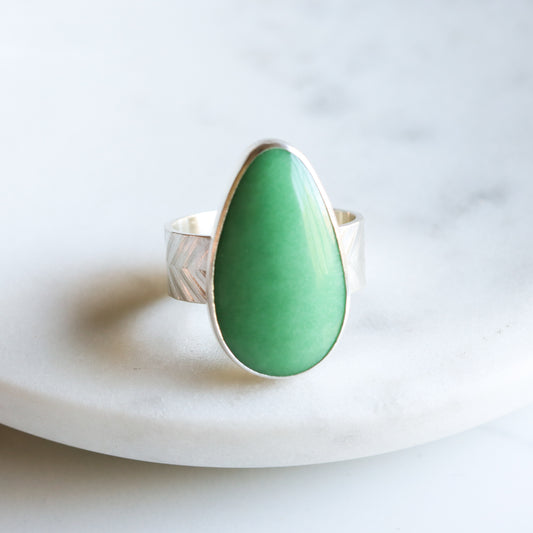 Variscite Ring - OOAK - Size 9.5