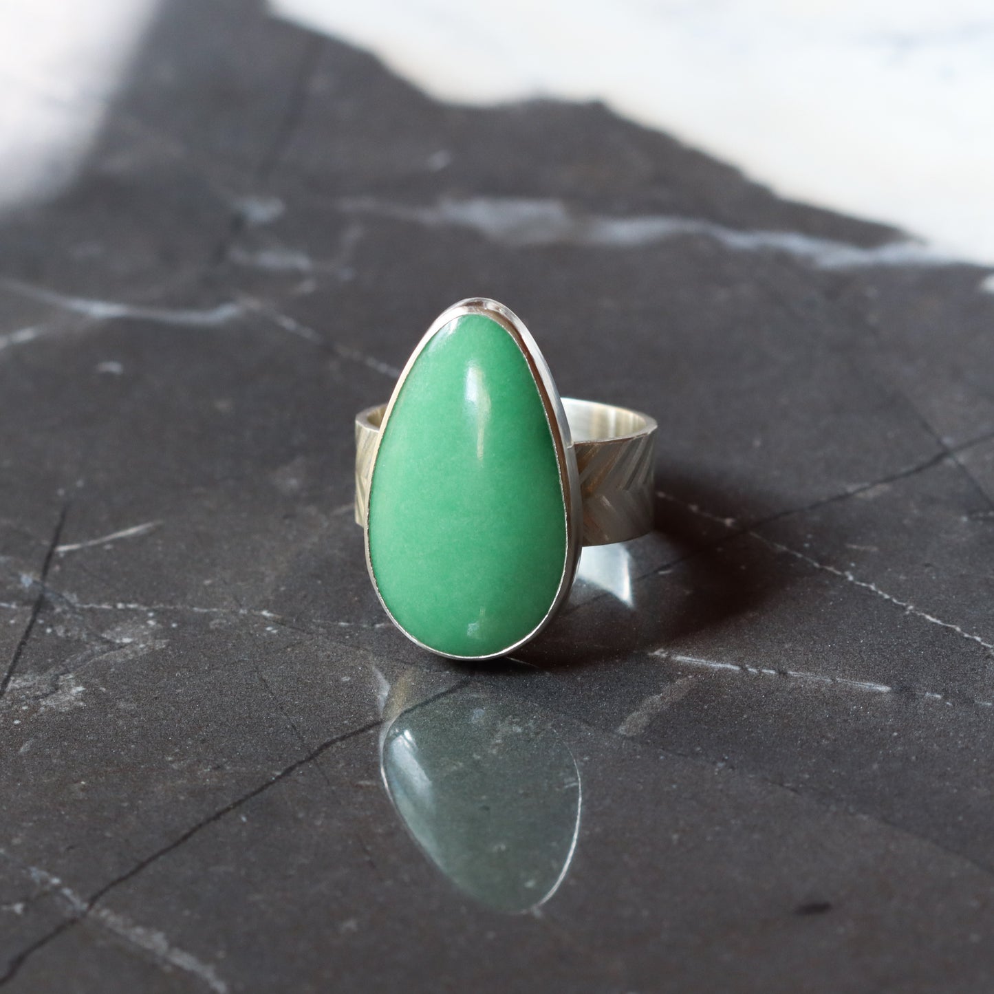 Variscite Ring - OOAK - Size 9.5