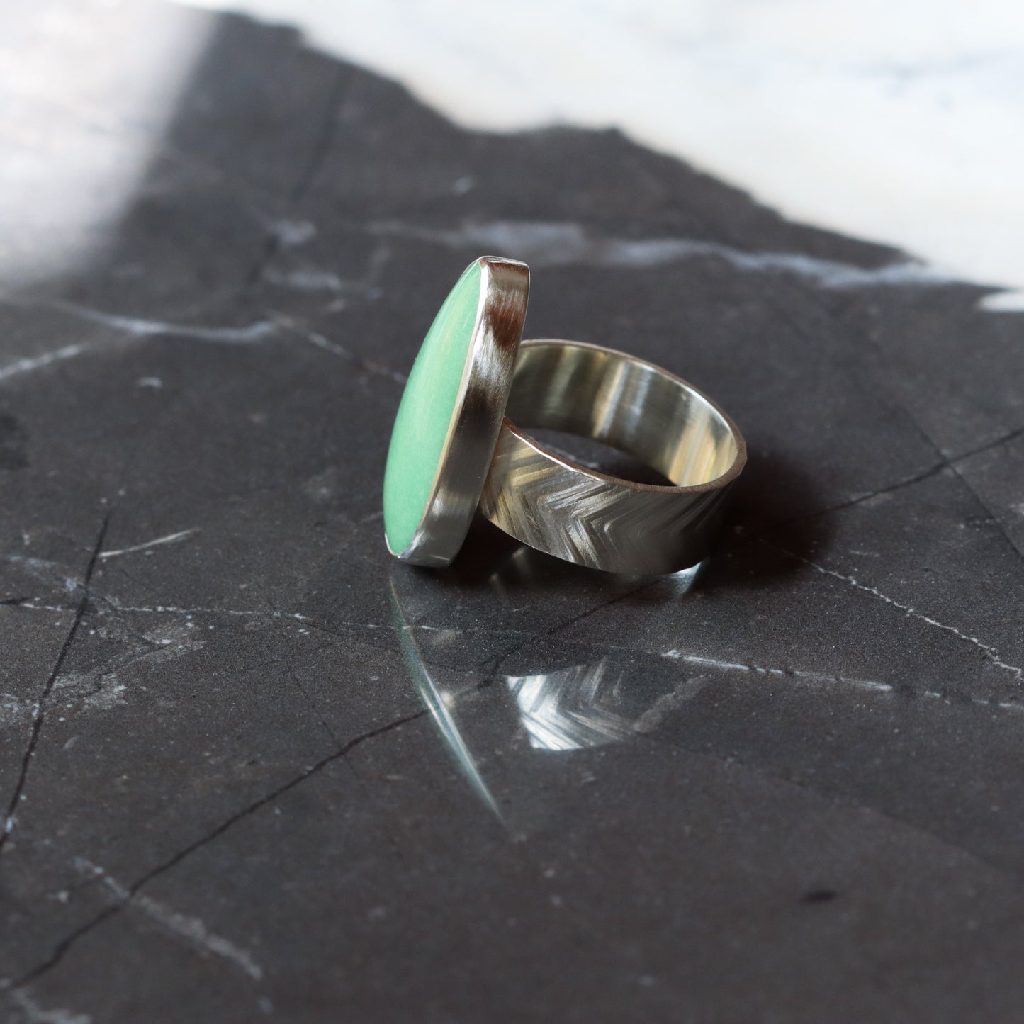 Variscite Ring - OOAK - Size 9.5