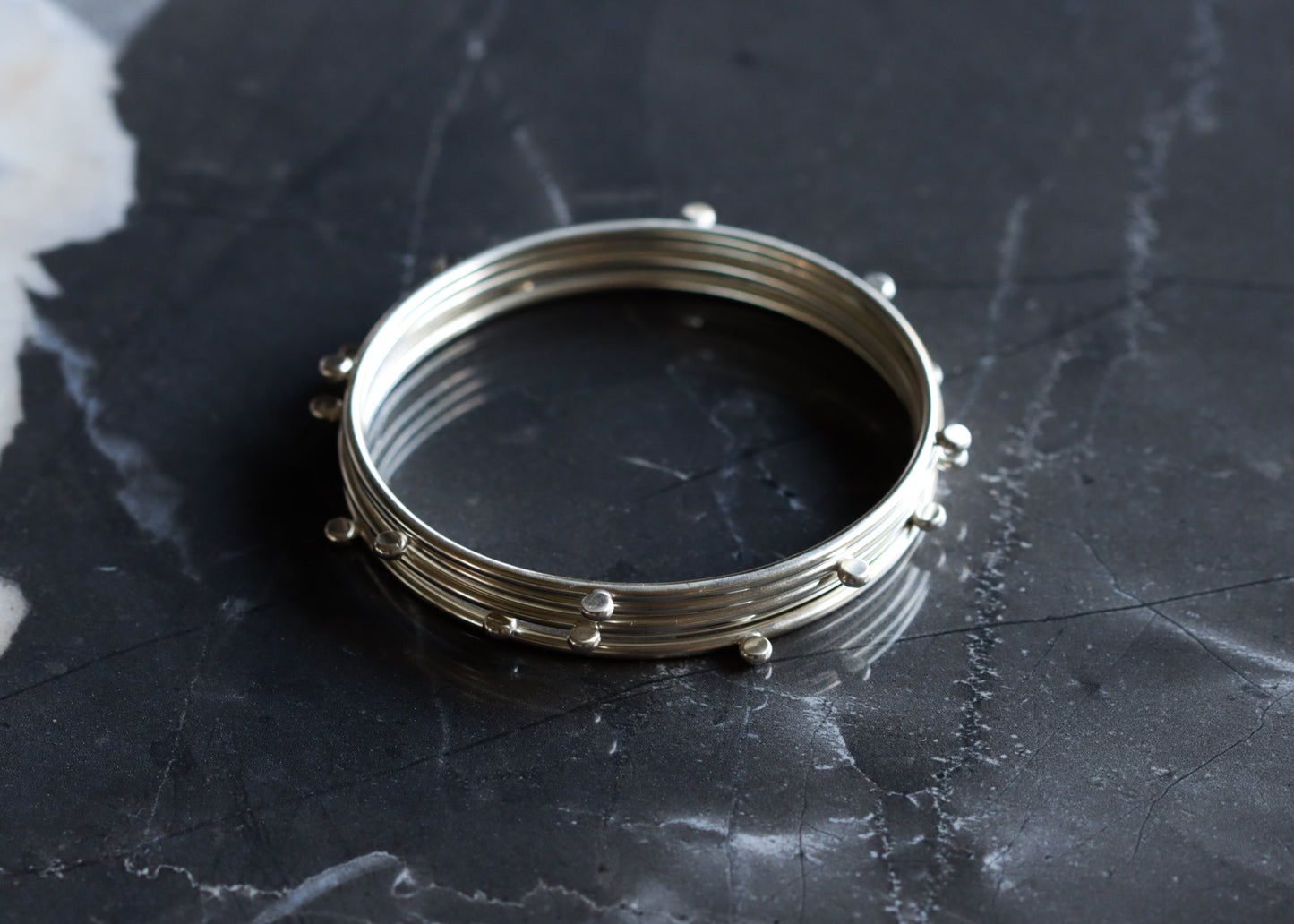 Compass Bangles - Set of 5