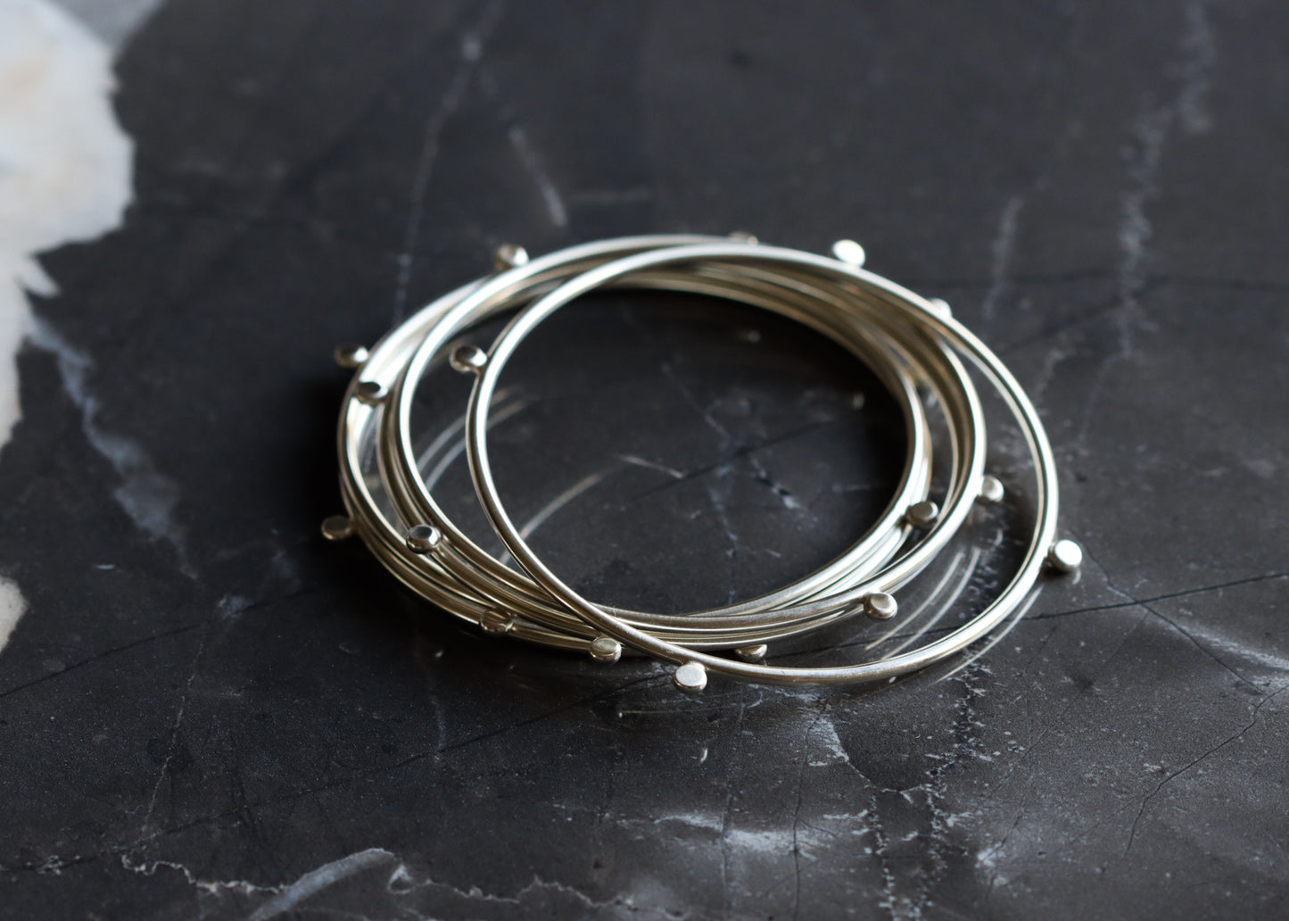 Compass Bangles - Set of 5