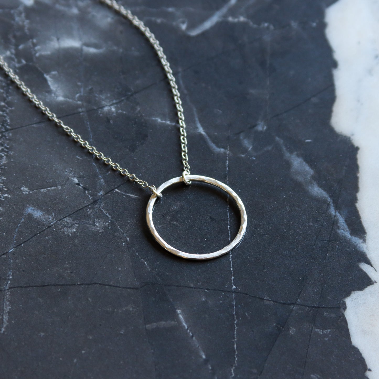 Simple Classic Circle Necklace