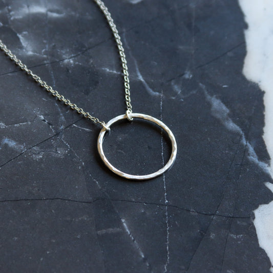 Simple Classic Circle Necklace