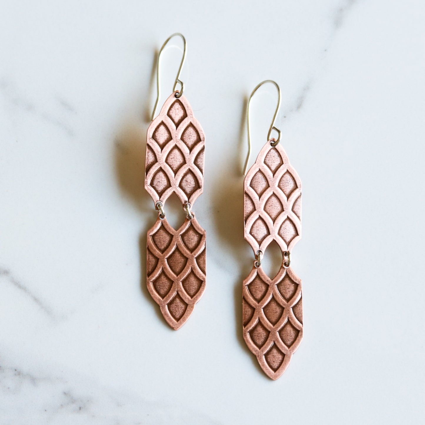 Amira Earrings - Copper