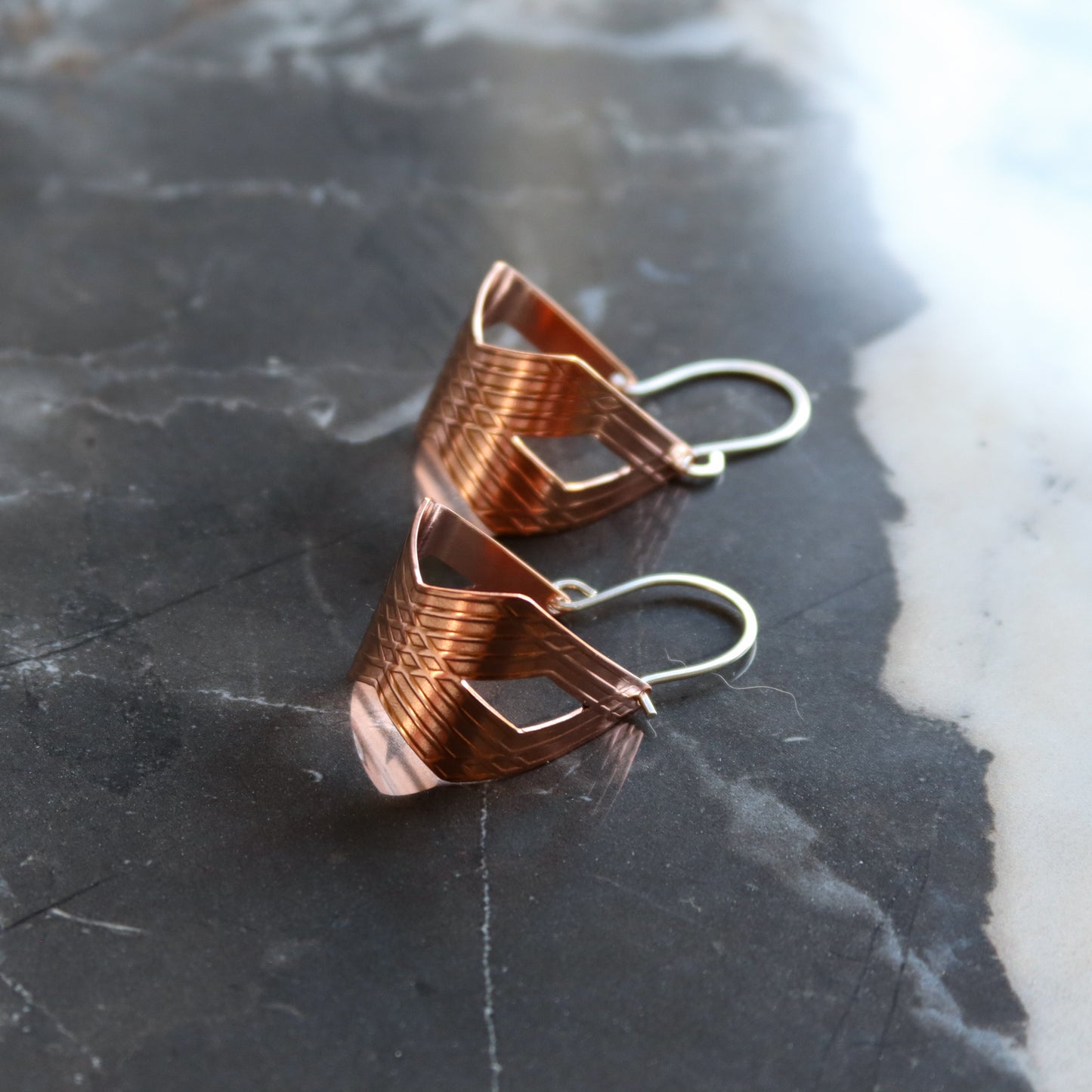 Eden Earrings - Copper