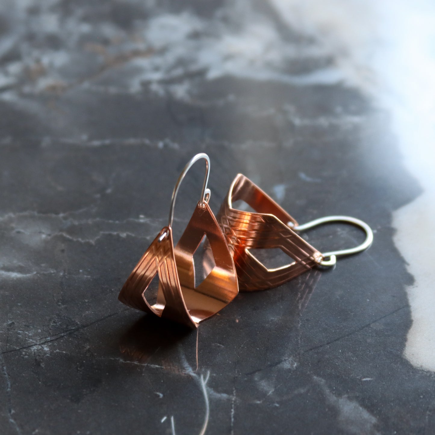 Eden Earrings - Copper