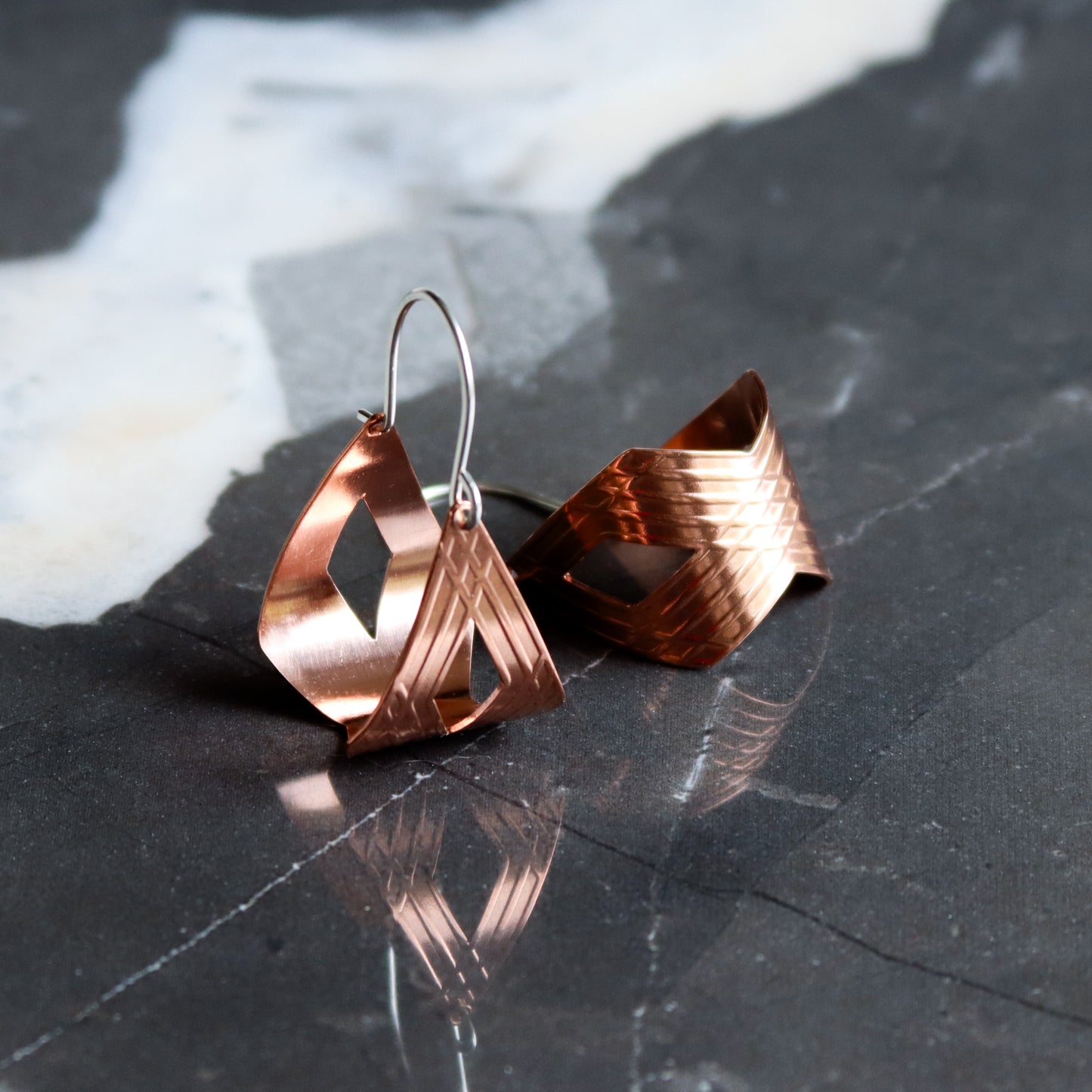 Eden Earrings - Copper