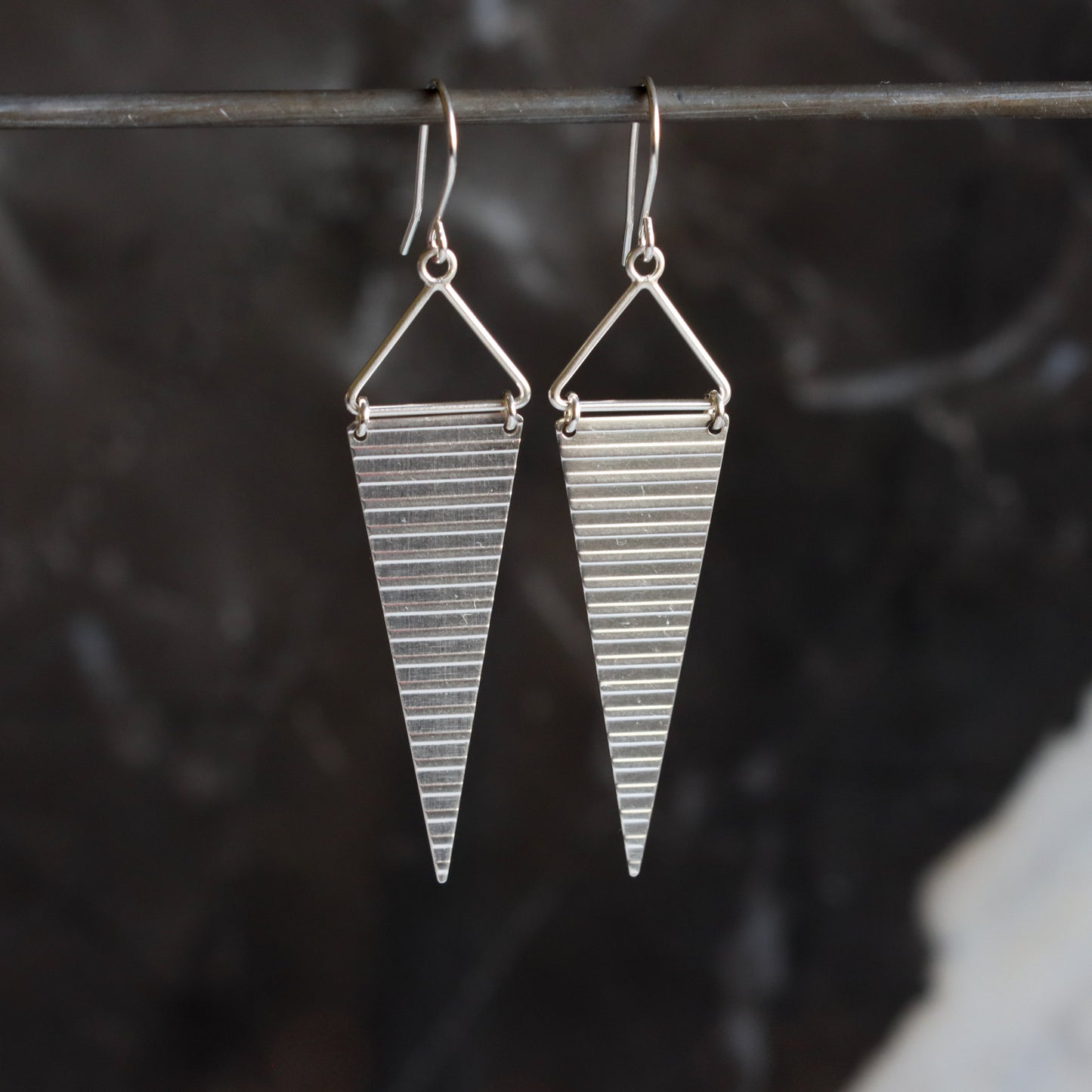 Bandera Earrings - Silver