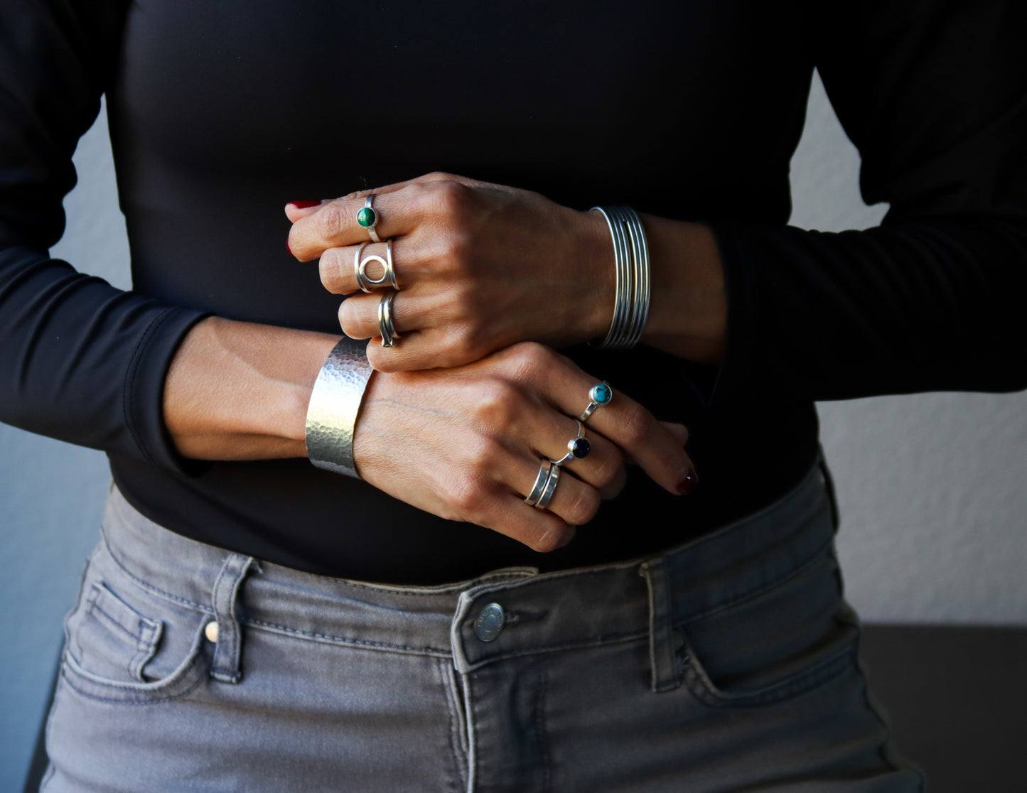 Balance Ring - Malachite