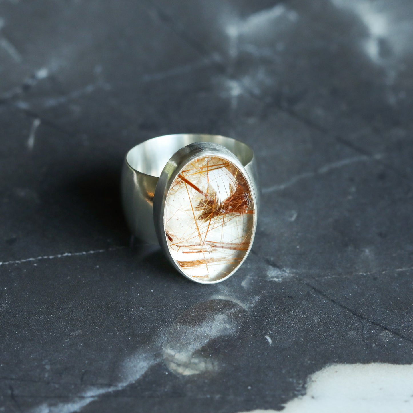 Ember Ring 2 - OOAK - Size 6.75