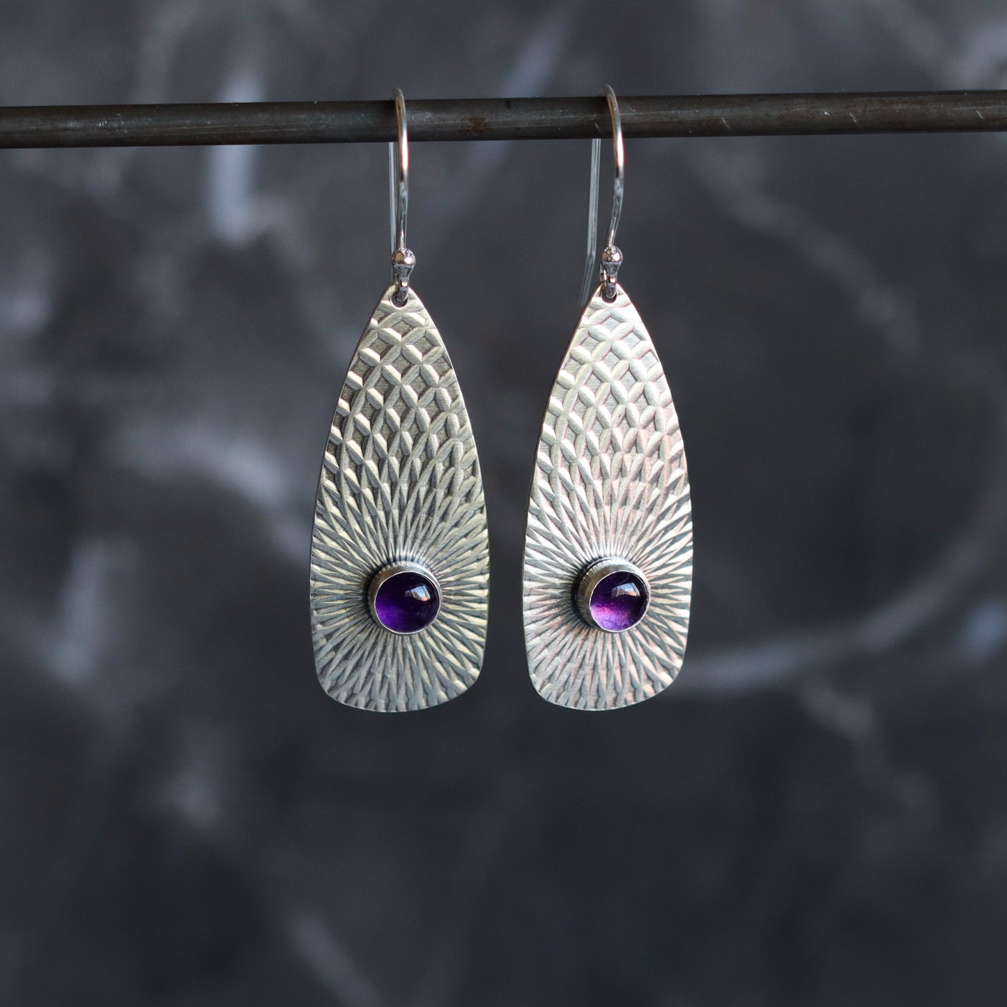 Llovera Earrings - Amethyst