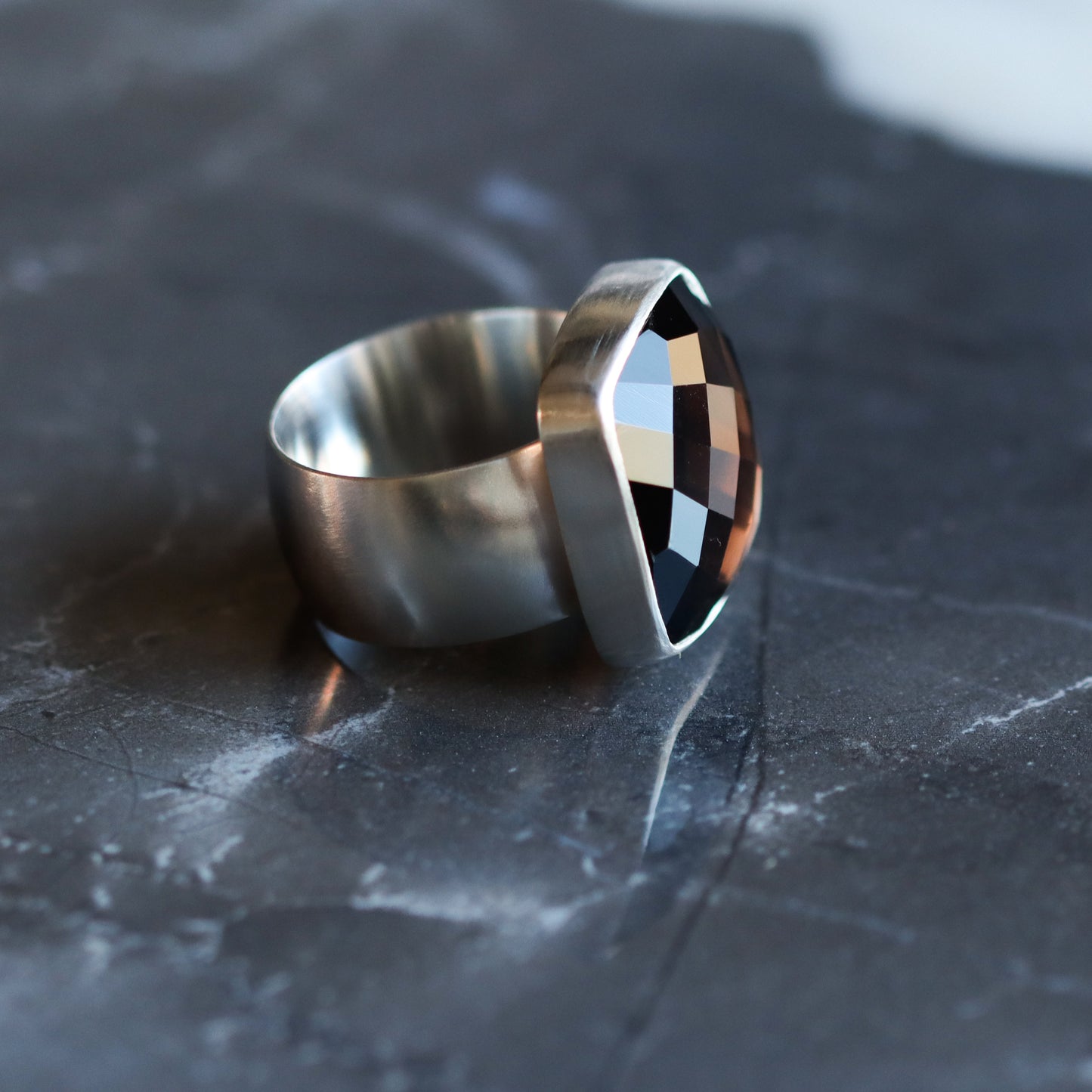 Morion Ring - OOAK - Made to Order